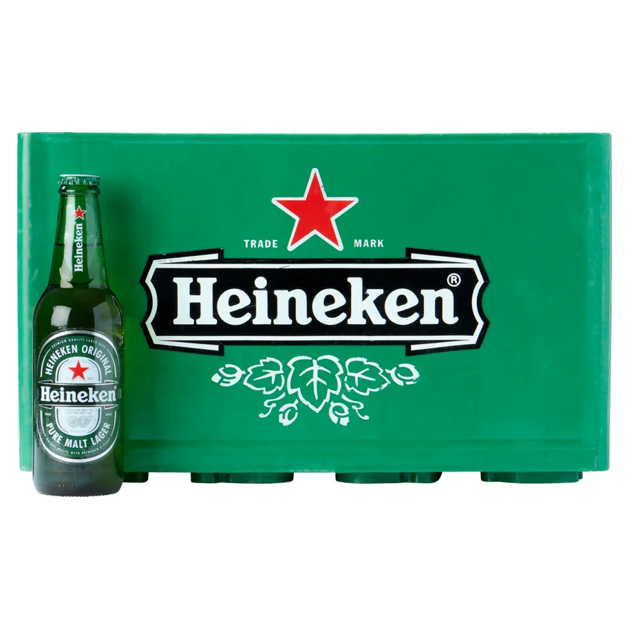 Caisse de bière Heineken Premium Hollande, bouteilles 24 × 30 cl